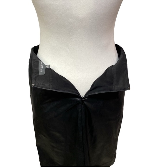 The Limited Houndstooth Faux Leather Trim Skirt - Picture 4 of 6